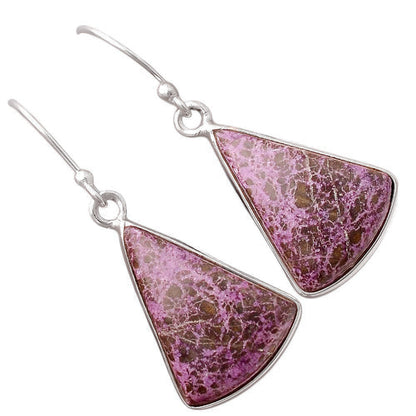 Natural Purpurite - South Africa Earrings E-1001 SDE88322